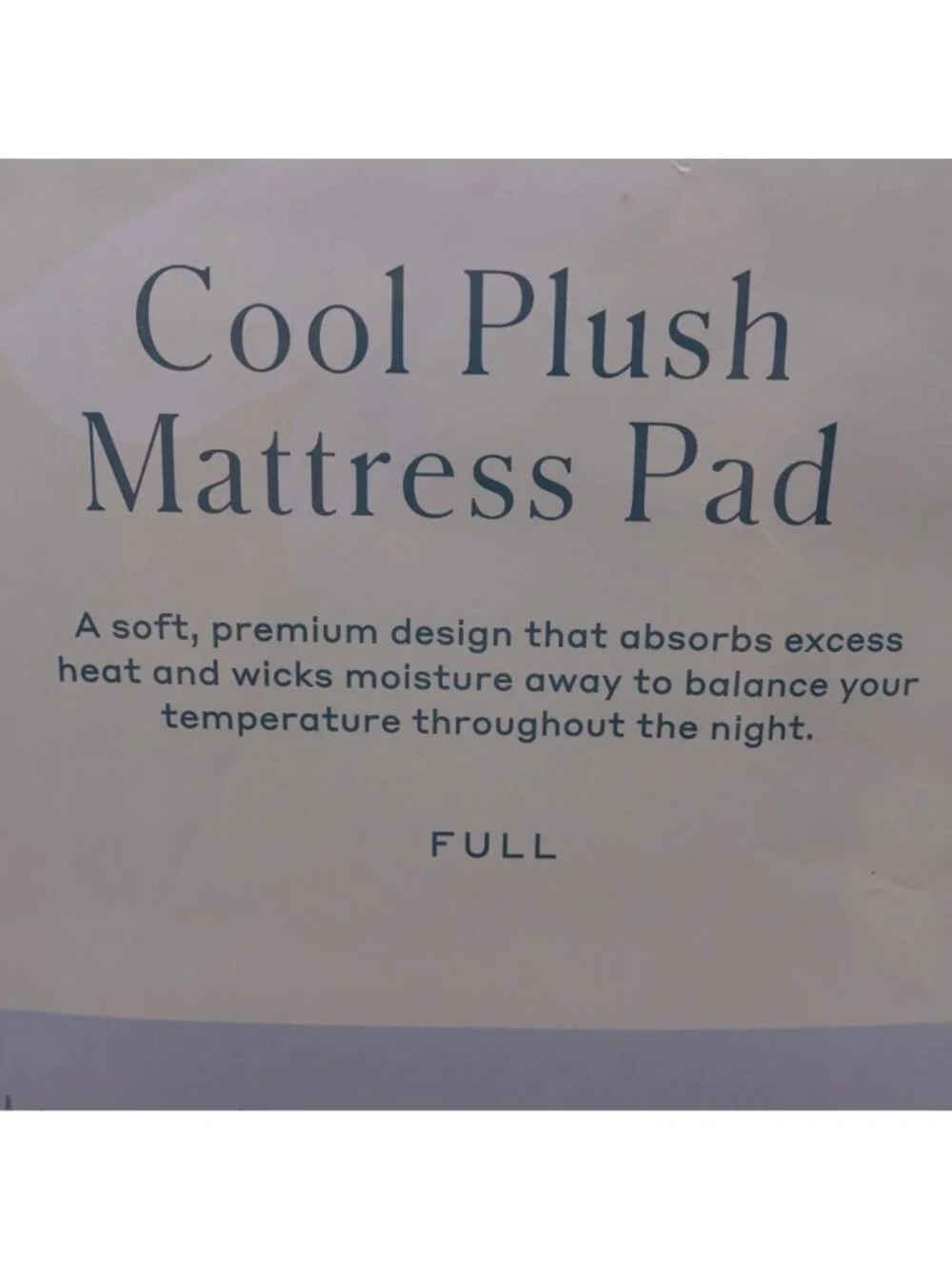 NWD Casaluna Cool Plush Mattress Pad White Full Comfort Home Deco